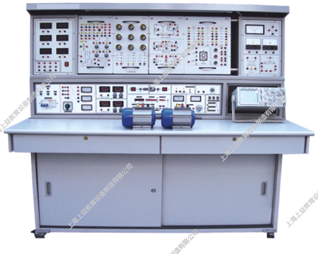 SYGL-528D	立式电工、模电、数电、电气控制实验台（带直流电机实验